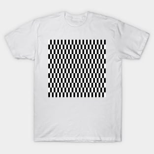 Seamless Checkered Geometric Pattern T-Shirt